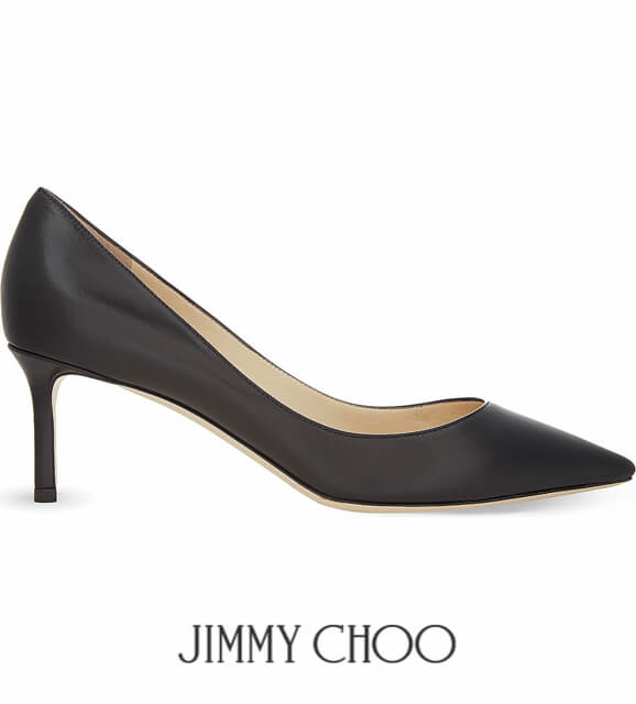 16-17AW ジミーチュウスーパーコピー 【JIMMY CHOO】 ROMY 60 BK レザー ヒールコート